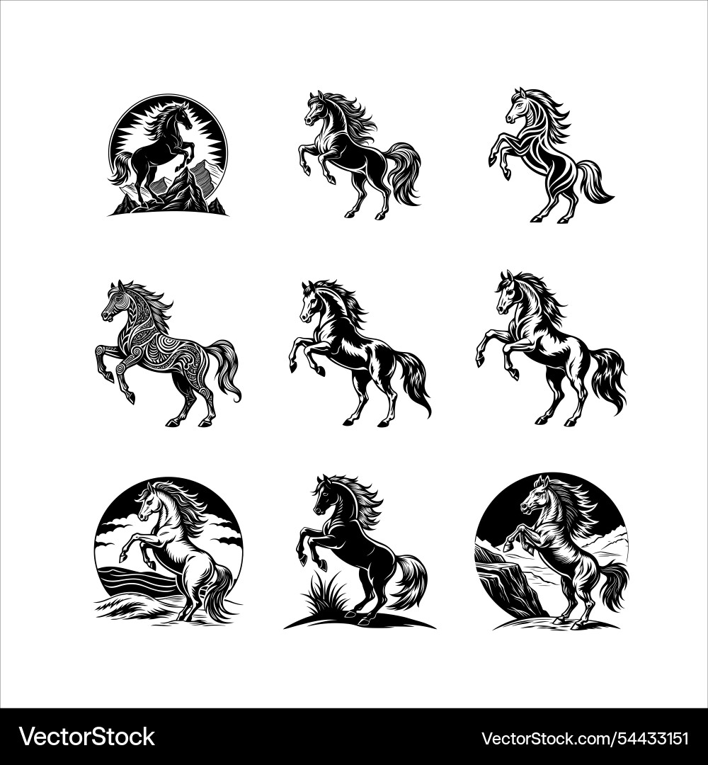Horse image Royalty Free Vector Image - VectorStock