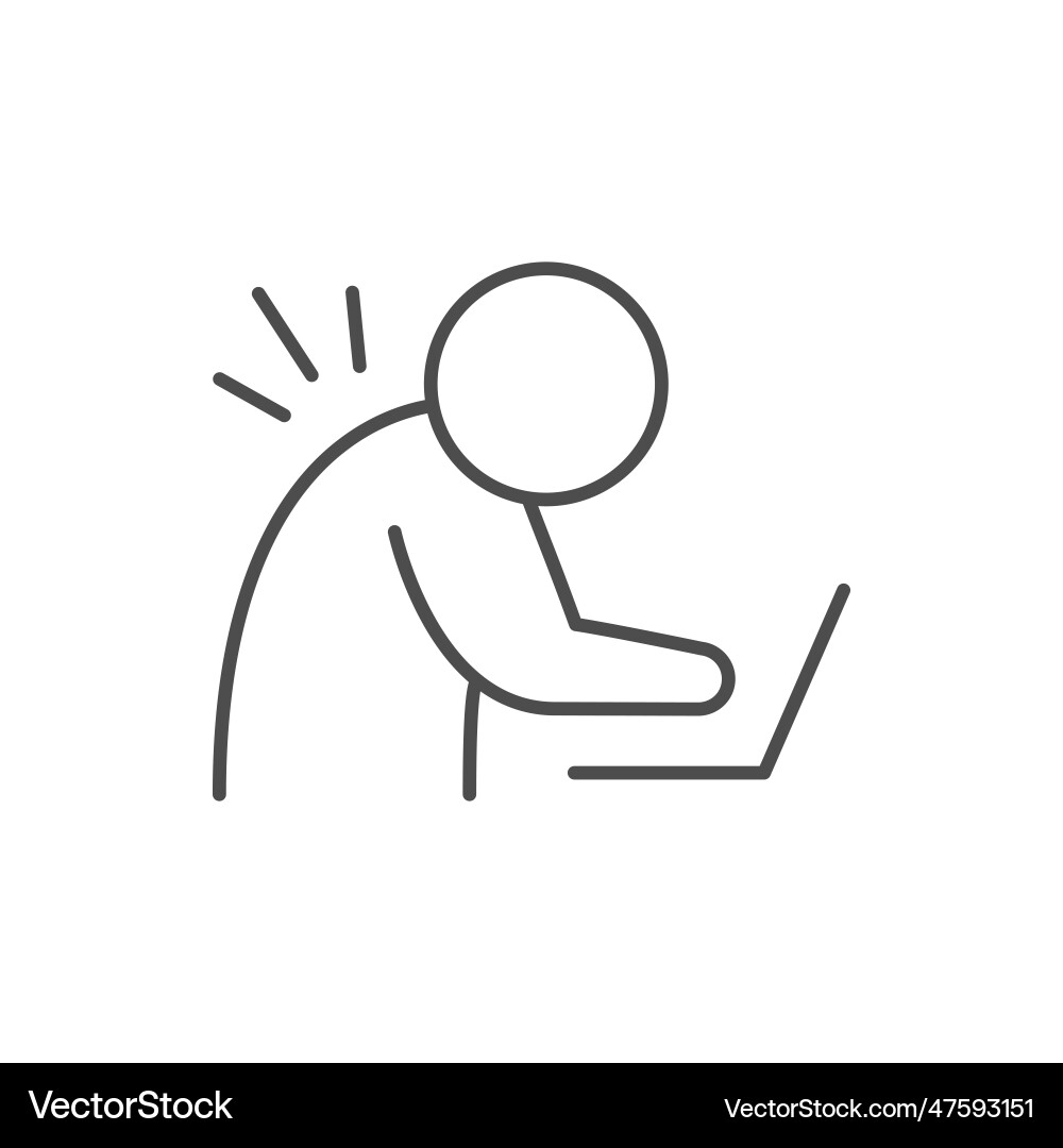 Incorrect pose at deck line icon Incorrect pose at deck line icon Vector Image
