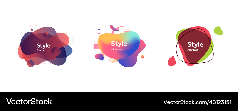 Neon multi layer shapes set Neon multi layer shapes set Vector Image