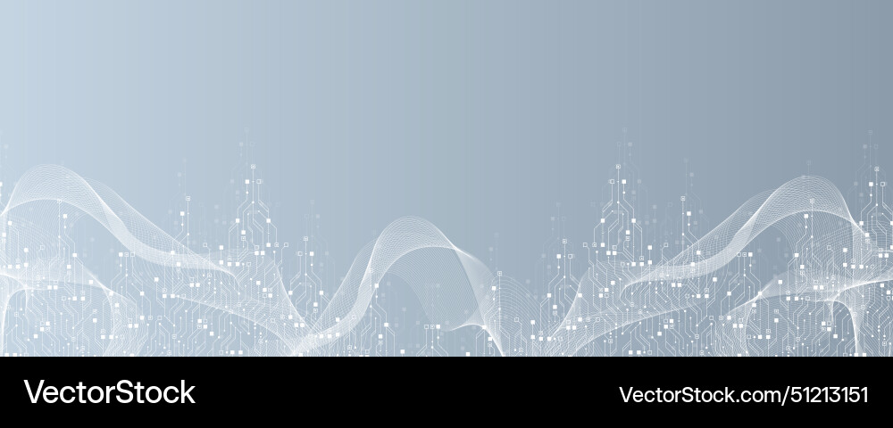 Quantum computer technologies concept futuristic Quantum computer technologies concept futuristic vector image