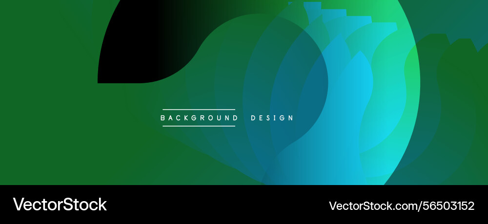 Abstract fluid shapes overlap creating vibrant Abstract fluid shapes overlap creating vibrant Vector Image