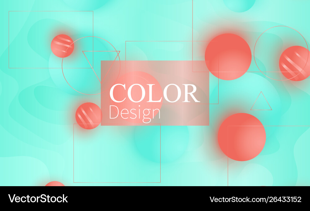 Color background fluid pattern Vector Image