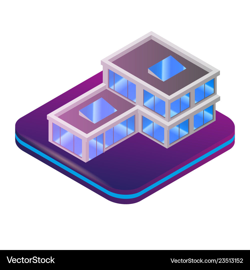 Isometric image augmented reality for architect Isometric image augmented reality for architect vector image
