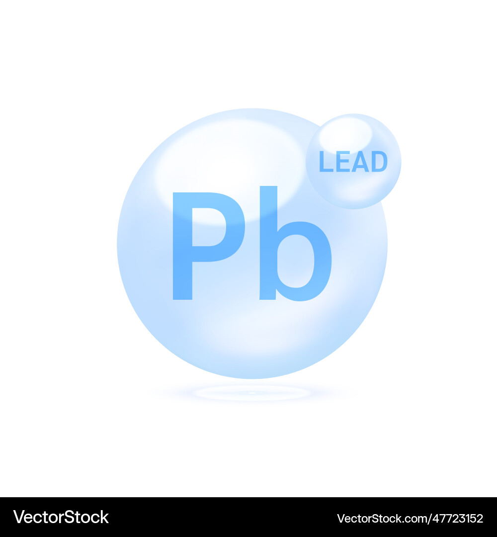 Lead molecule models blue gray natural gas Lead molecule models blue gray natural gas vector image
