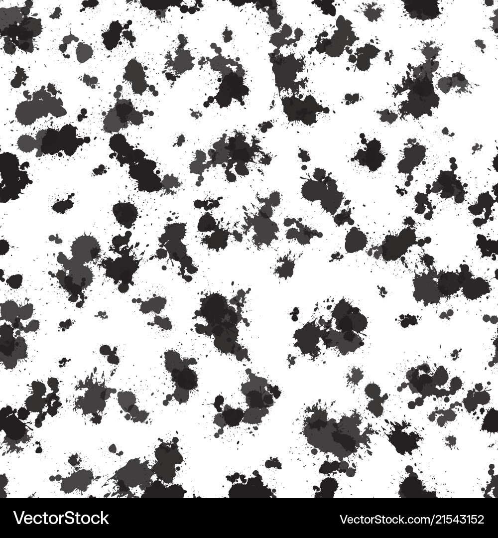 Seamless pattern with black and w vector image