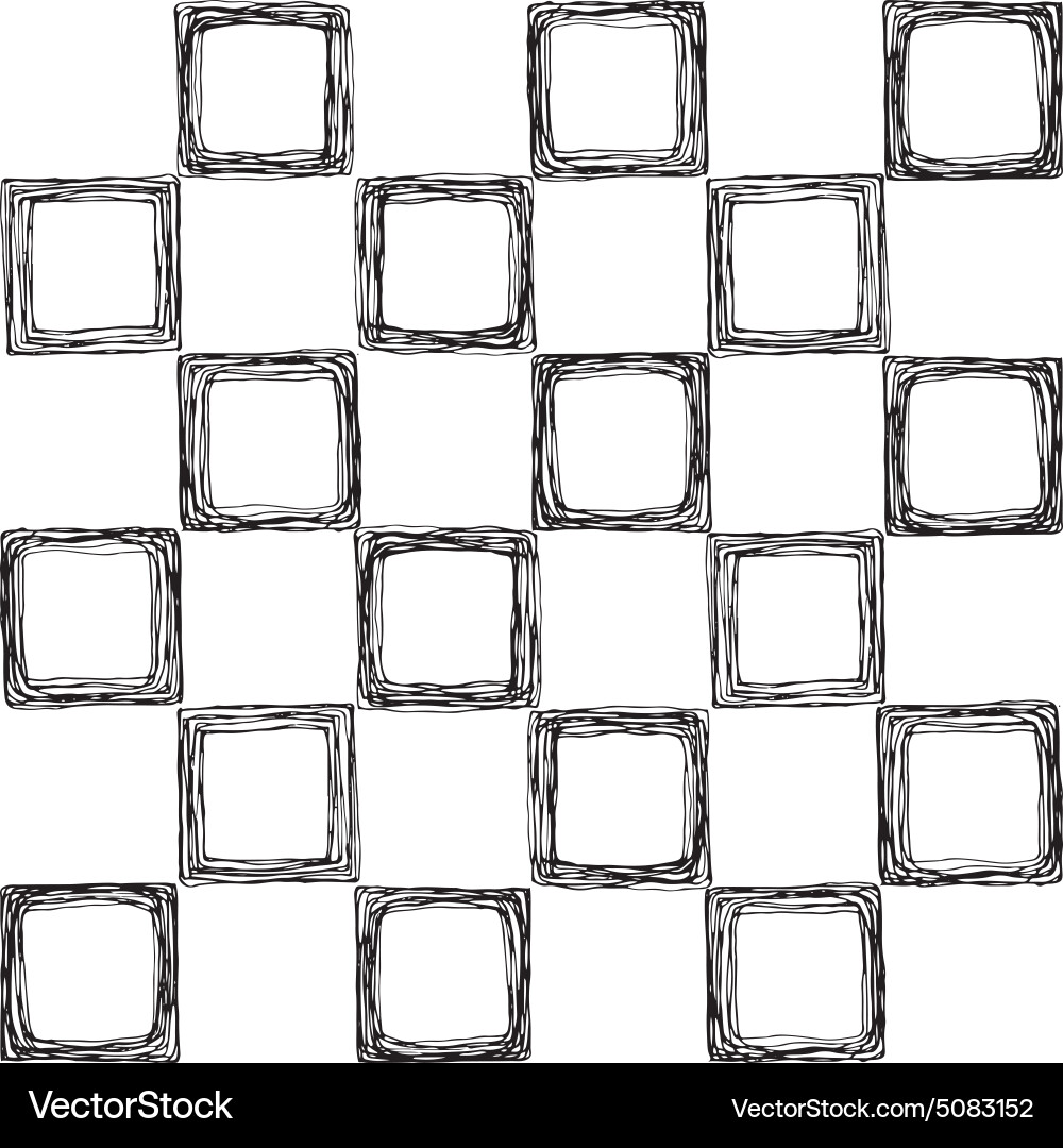 Seamless pattern with squares vector image