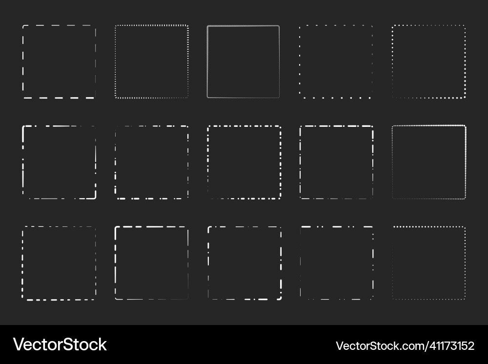 Set of simple white frames Set of simple white frames vector image