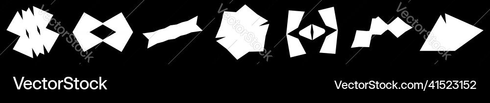 Simple abstract geometric forms shapes random Simple abstract geometric forms shapes random vector image