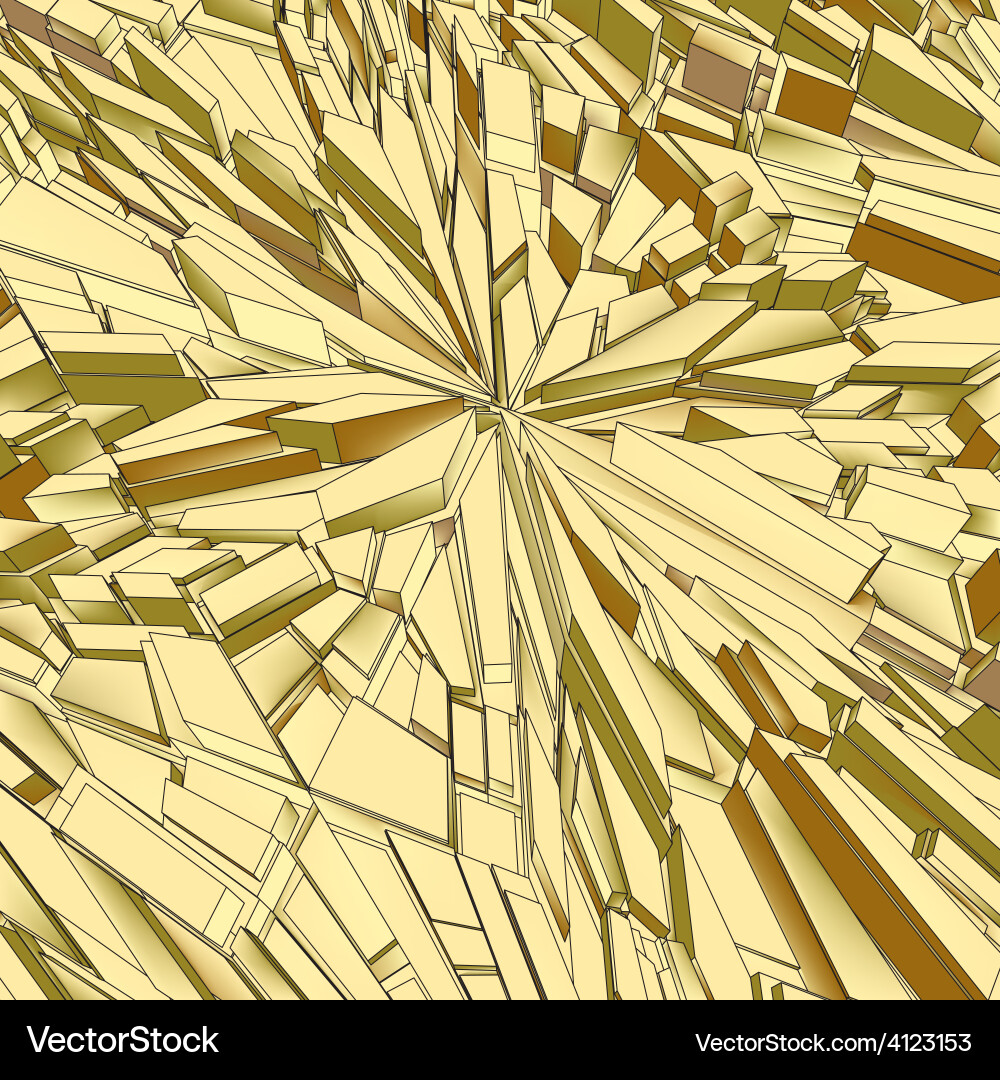 Abstract polygon background vector image