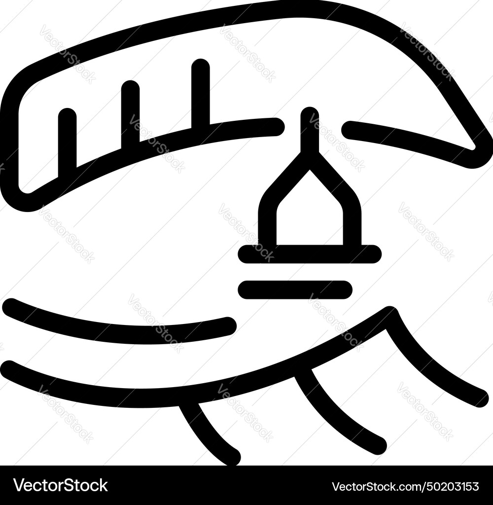Care face brush icon outline grooming Care face brush icon outline grooming Vector Image
