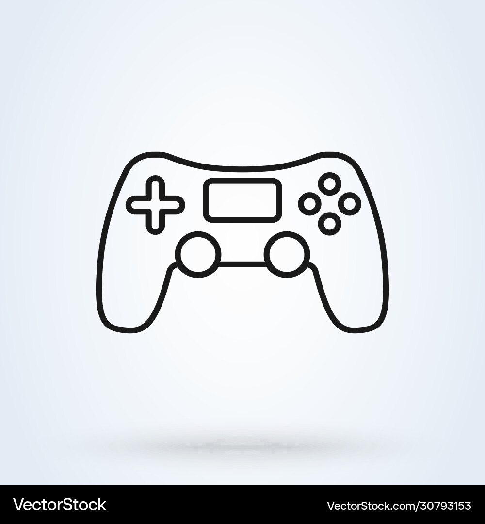 Game controller icon video console Vector Image