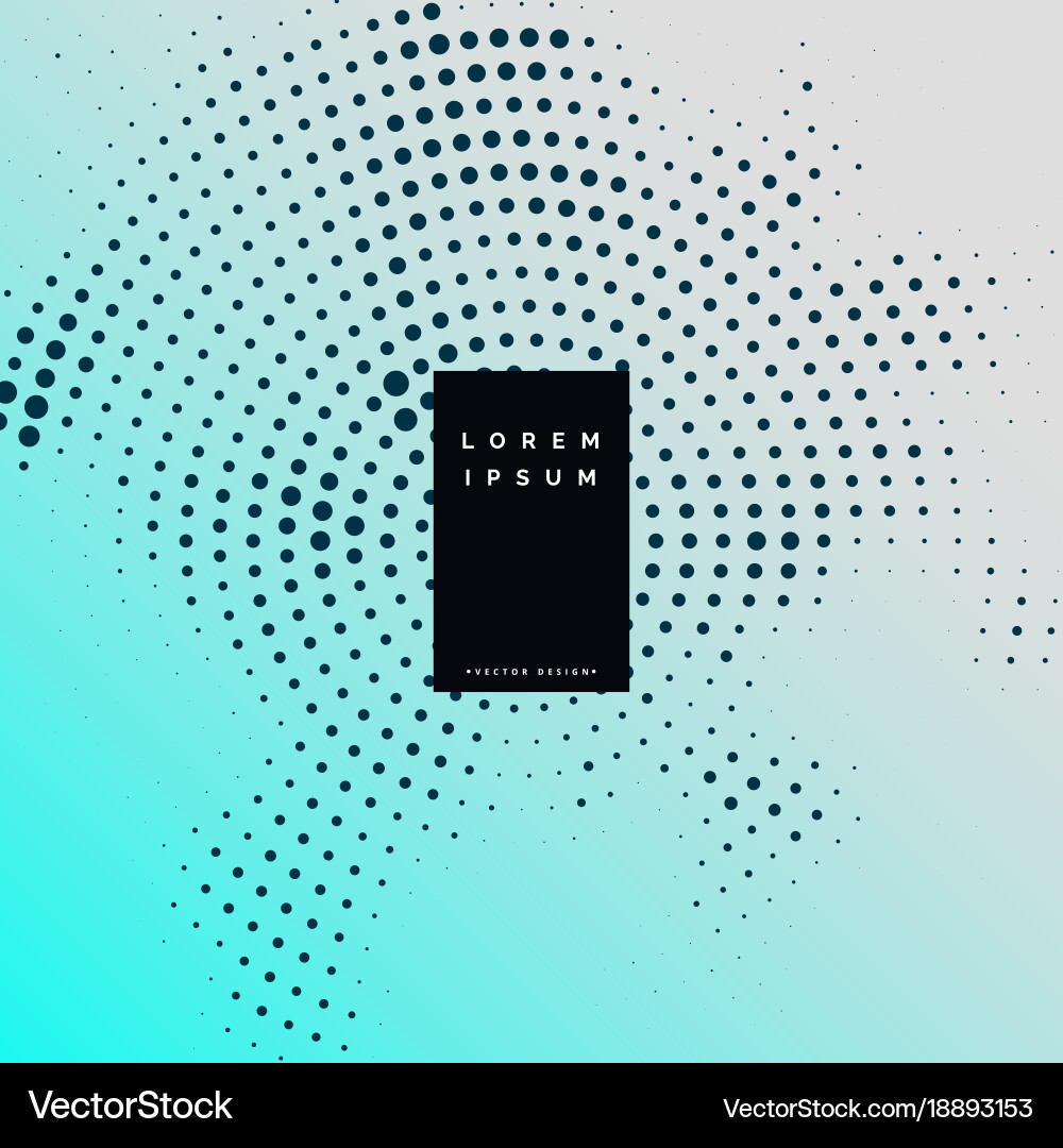 Modern minimal halftone effect background vector image
