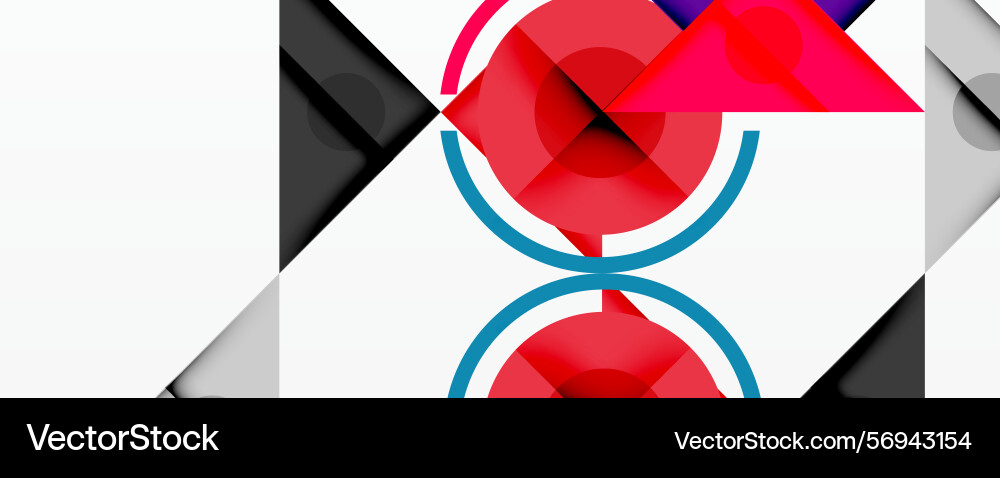 Abstract geometric shapes overlap creating Abstract geometric shapes overlap creating vector image