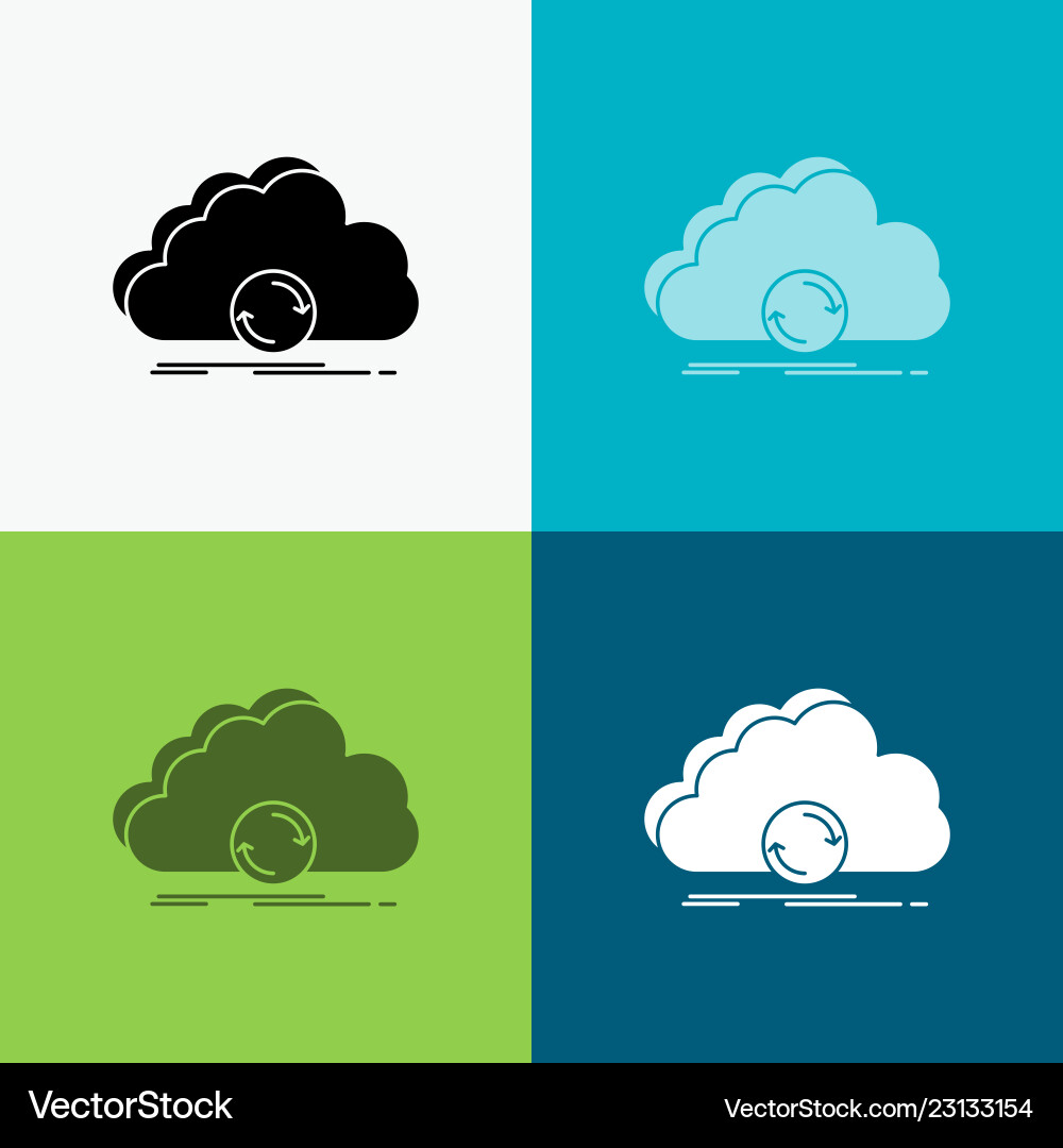 Cloud-Synchronisierung von Synchronisierungsdaten über Cloud-Synchronisierung von Synchronisierungsdaten über vektorbild