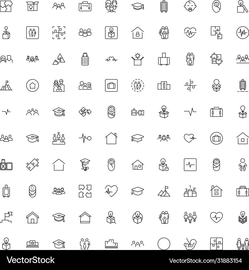 Core values icon set Core values icon set Vector Image