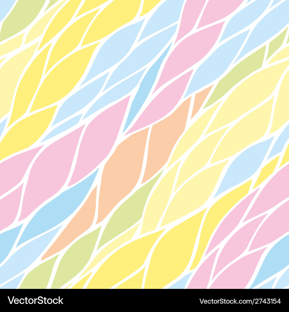 Seamless pattern with colorful hand drawn abstract vector image