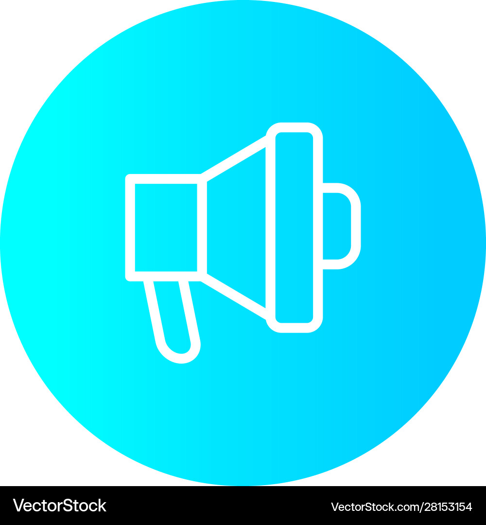 Speaker icon with white background Royalty Free Vector Image