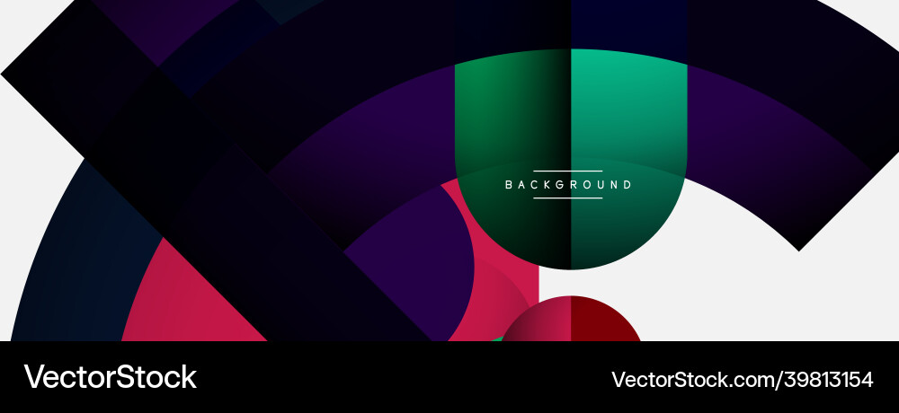 Trendy shapes color minimal design composition Trendy shapes color minimal design composition vector image