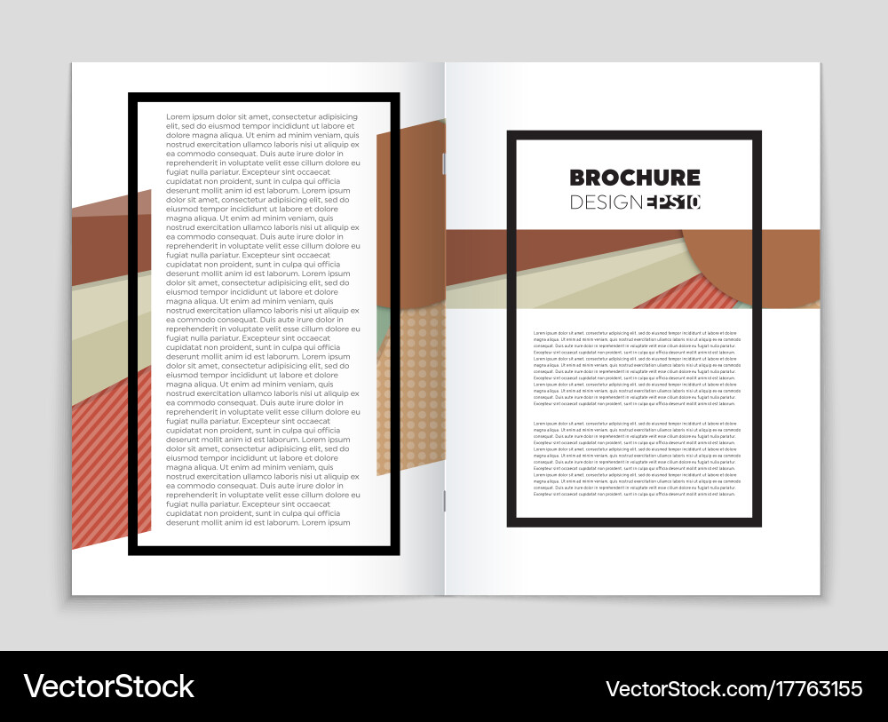 Abstract layout background set for art Vector Image