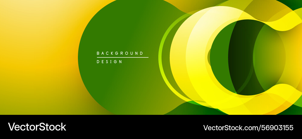 Abstract yellow green layers create dynamic Abstract yellow green layers create dynamic vector image