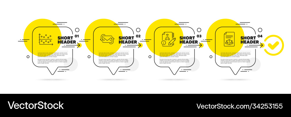 Algorithm erfrischen E-Mail und Punkt-Plot-Symbole Set Algorithm erfrischen E-Mail und Punkt-Plot-Symbole Set vektorbild