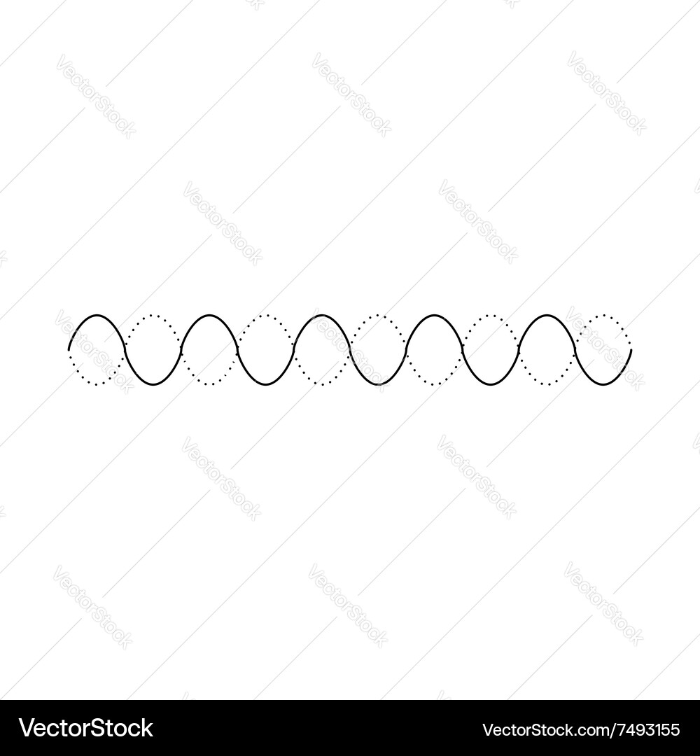 Audio Waveform Spectrum vector image