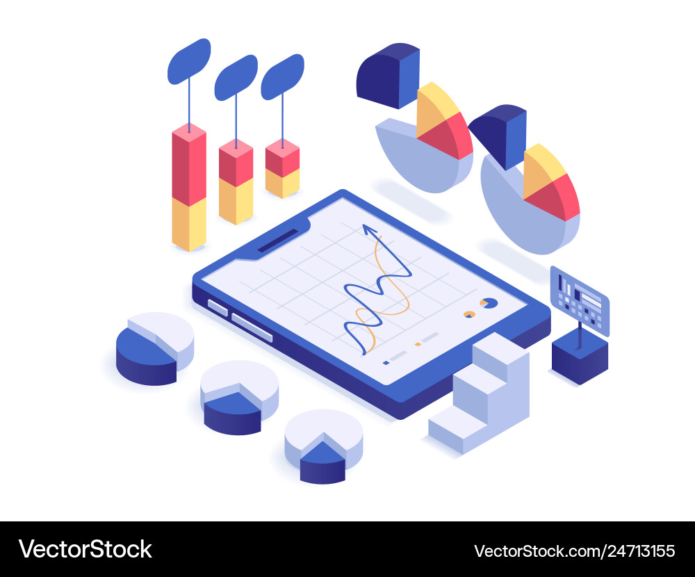 Data visualization Data visualization vector image