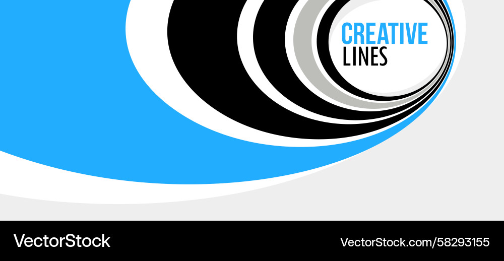 Dynamic Abstract Lines Background Vector Image