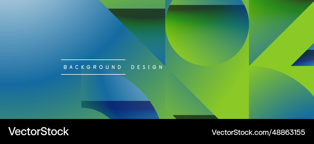 Simple geometric forms - dynamic Simple geometric forms - dynamic Vector Image