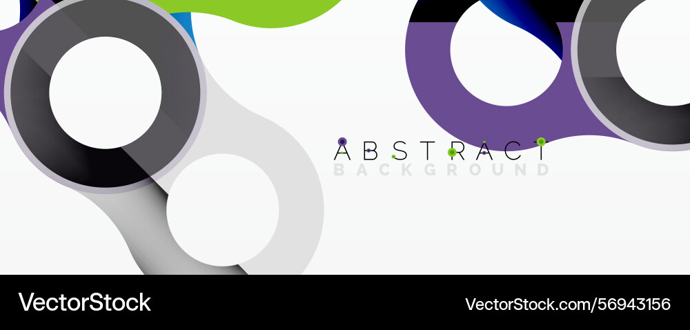 Abstract circles overlap creating vibrant color Abstract circles overlap creating vibrant color vector image