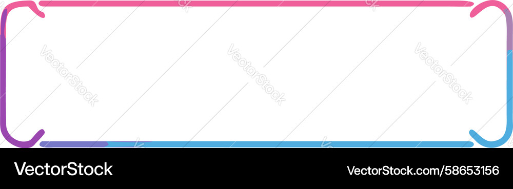 Purple Segmented Frame UI Accent Vector Image
