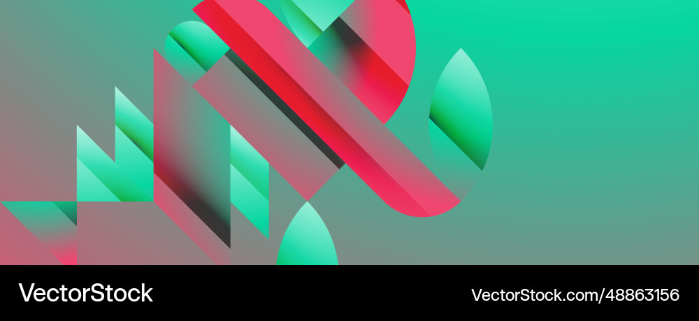 Simple geometric forms - dynamic Simple geometric forms - dynamic vector image