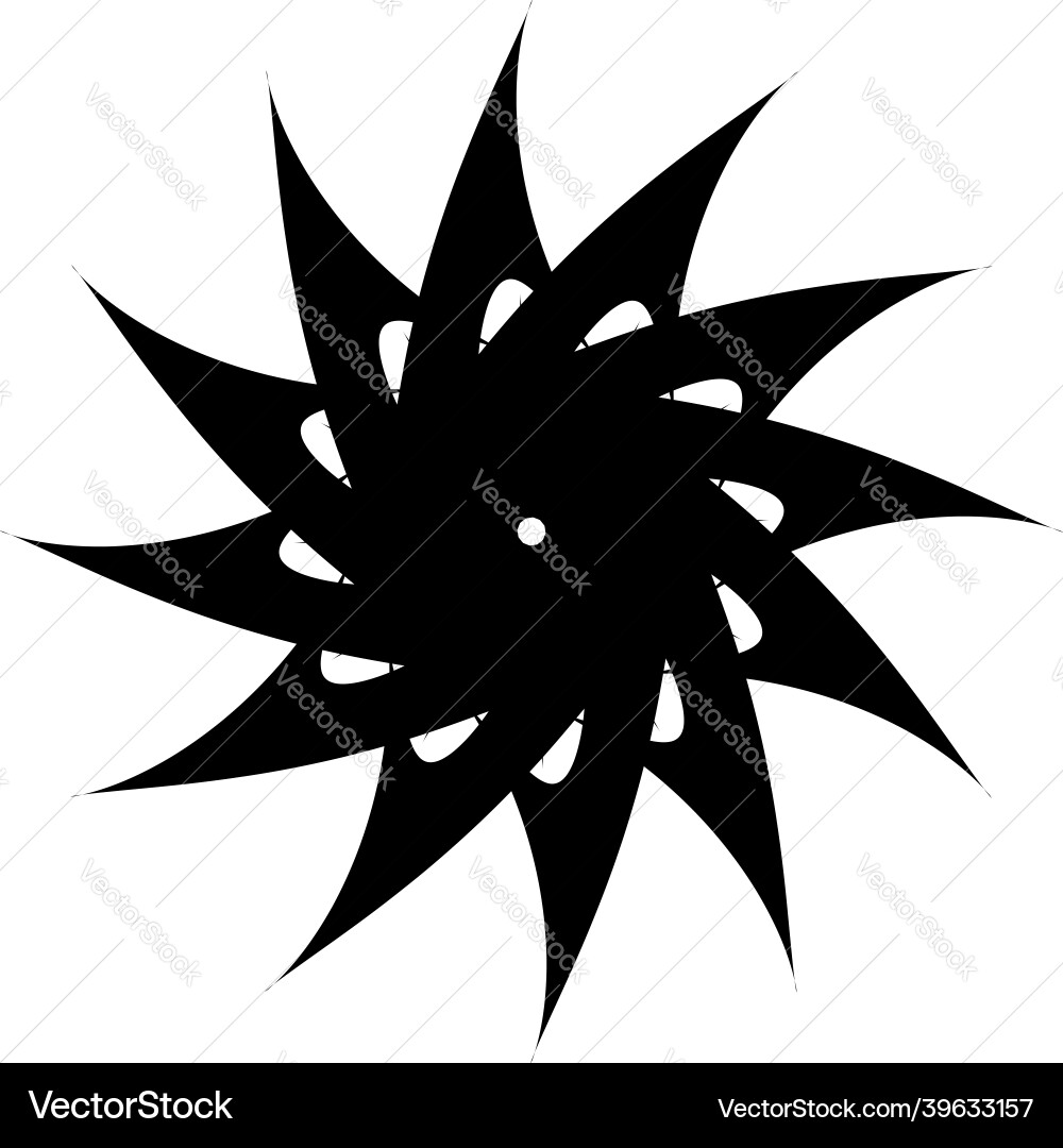 Abstract circular drawing amorphous nonfigurative Abstract circular drawing amorphous nonfigurative vector image