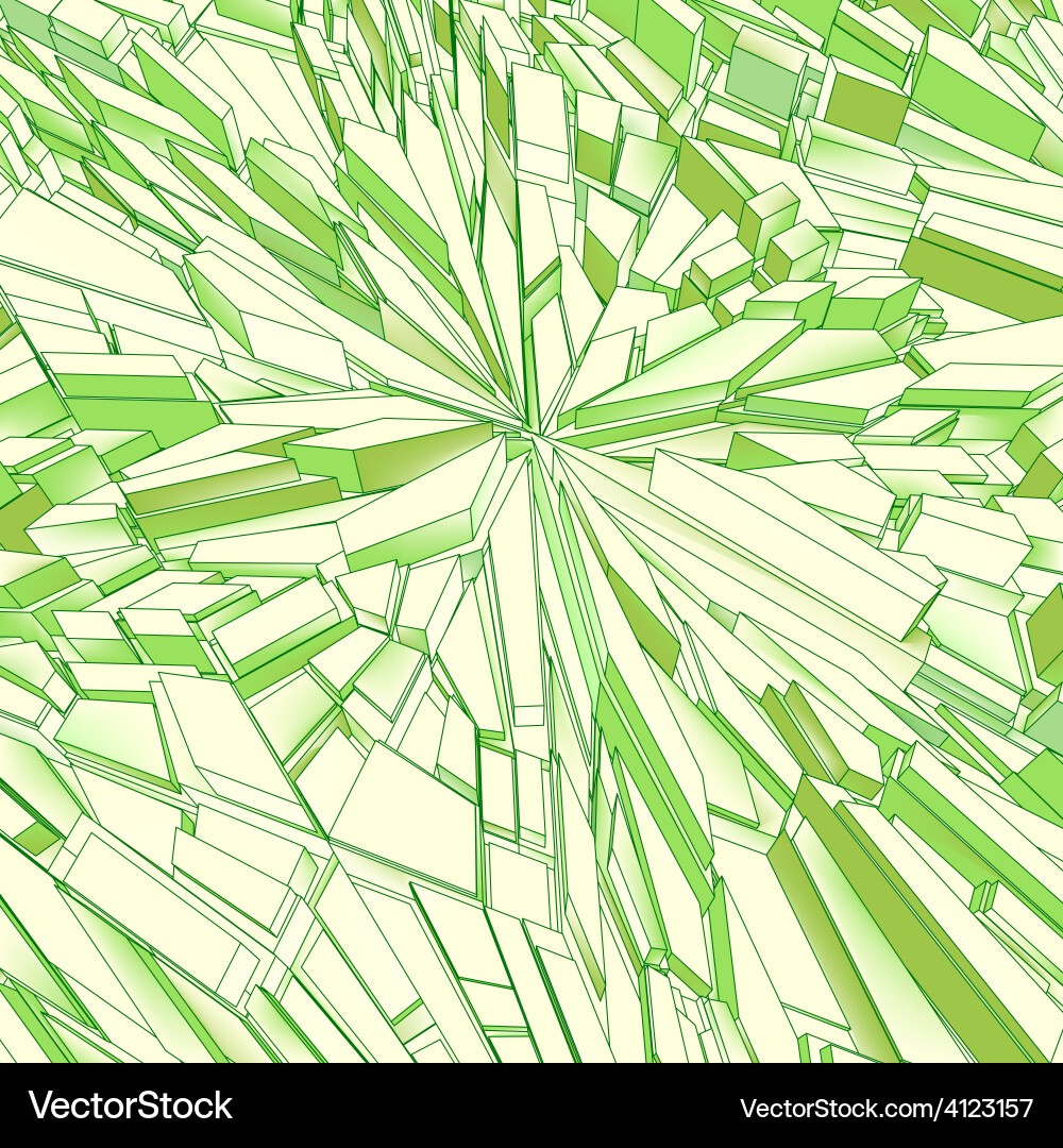 Abstract polygon background vector image