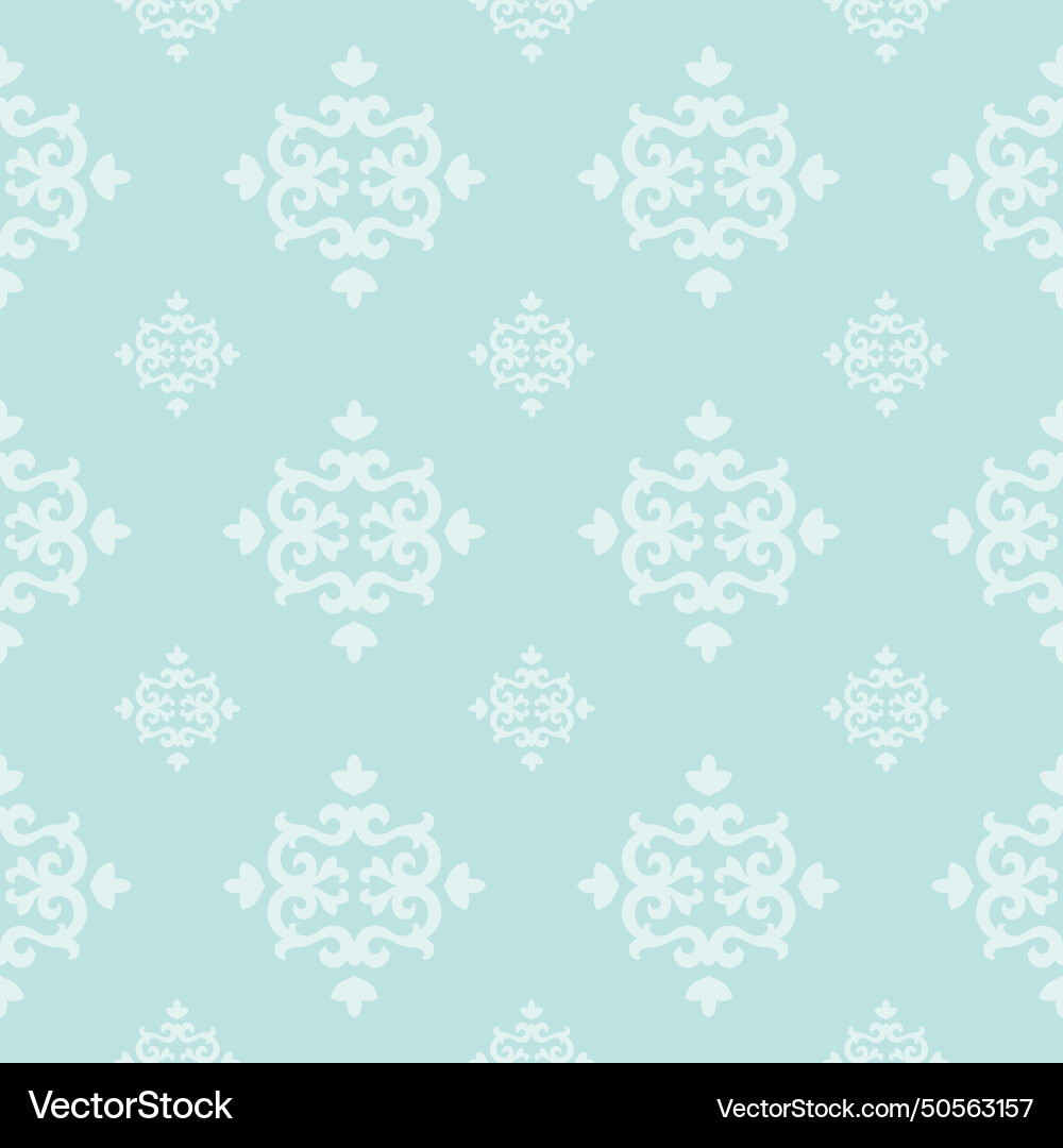 Historical floral pattern background design Vector Image