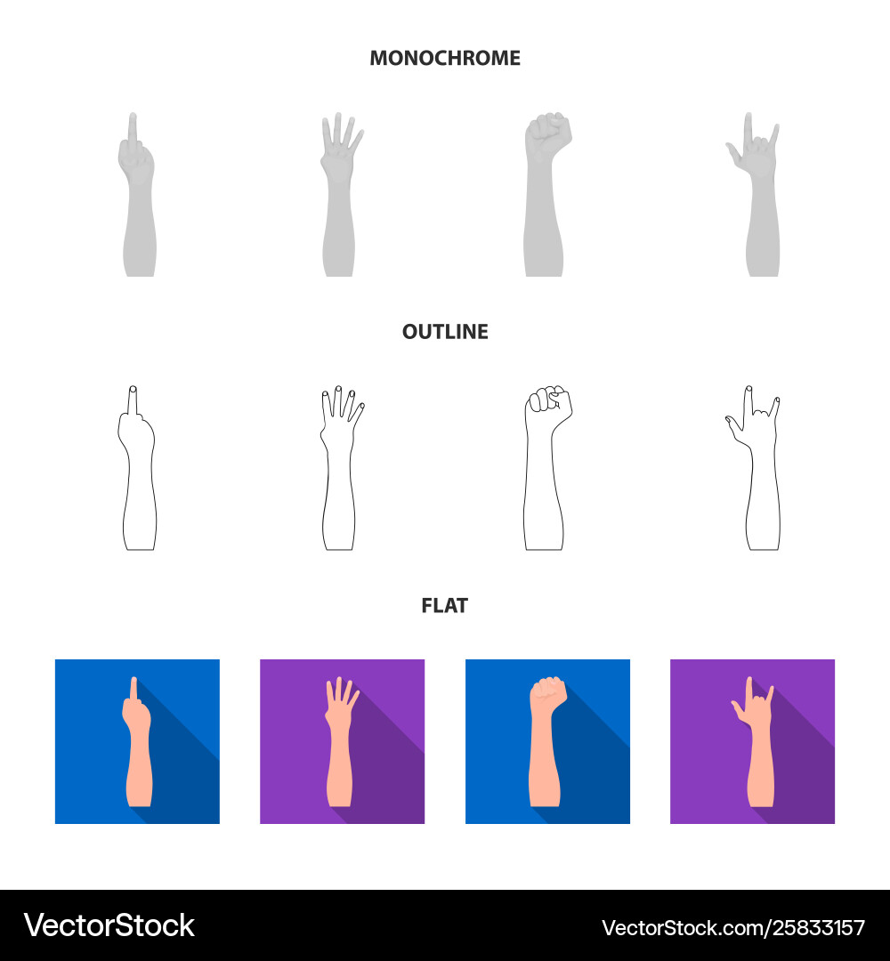 Isolated object and animated icon collection Vector Image