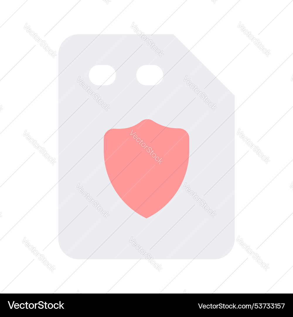 Secure document vector image