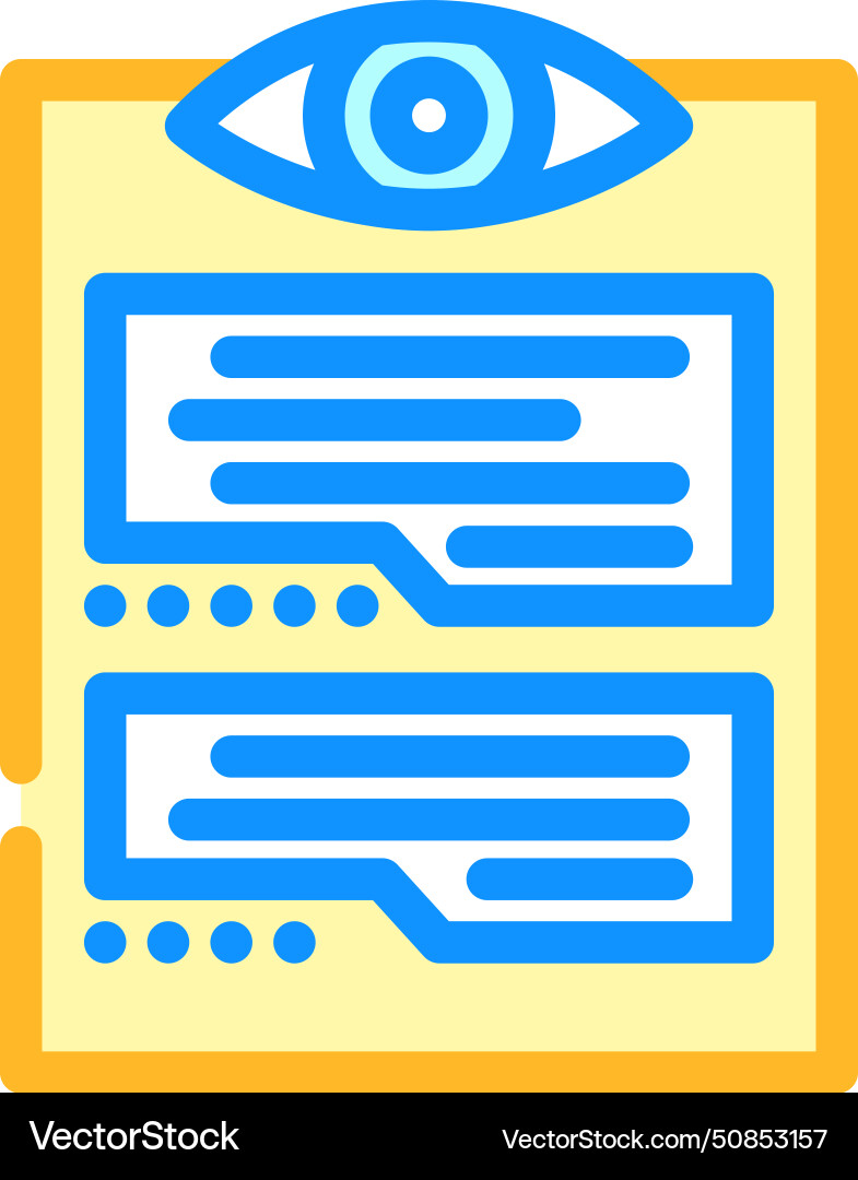 Visual feedback ux ui design color icon Visual feedback ux ui design color icon vector image