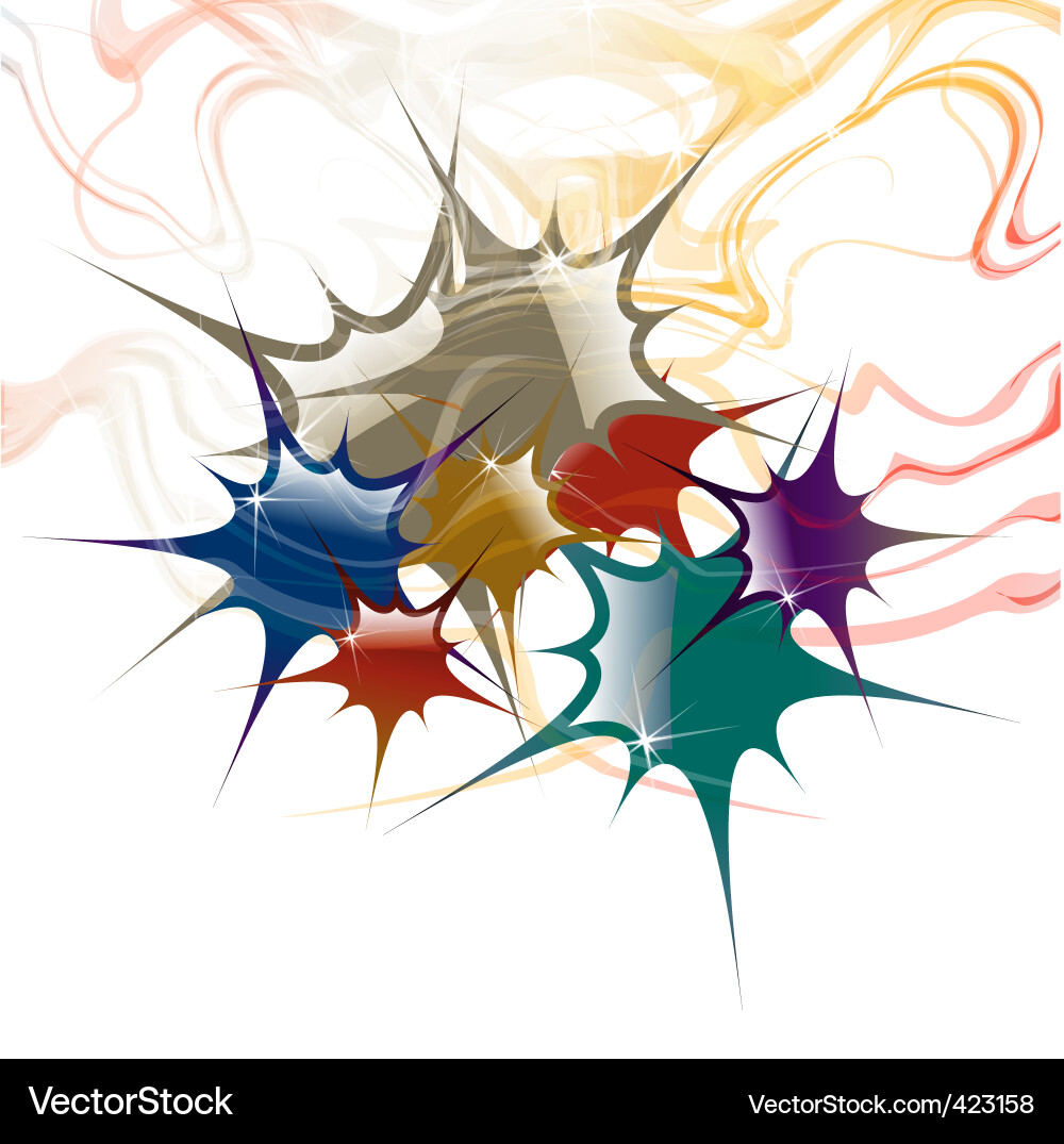 Abstract color background vector image