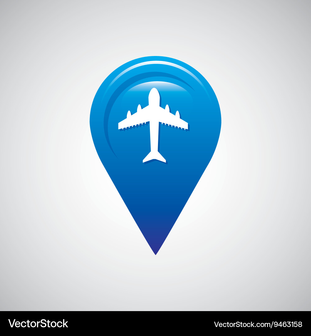 Airplane flight design Royalty Free Vector Image