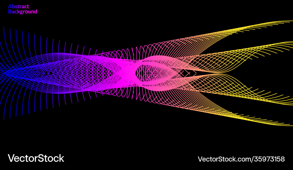 Modern abstract background with wavy lines Modern abstract background with wavy lines vector image