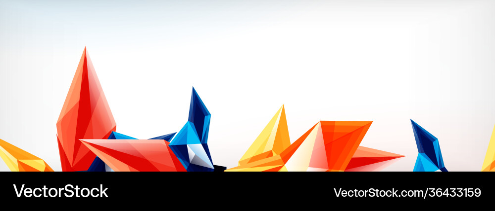 3d triangles and pyramids abstract 3d triangles and pyramids abstract vector image