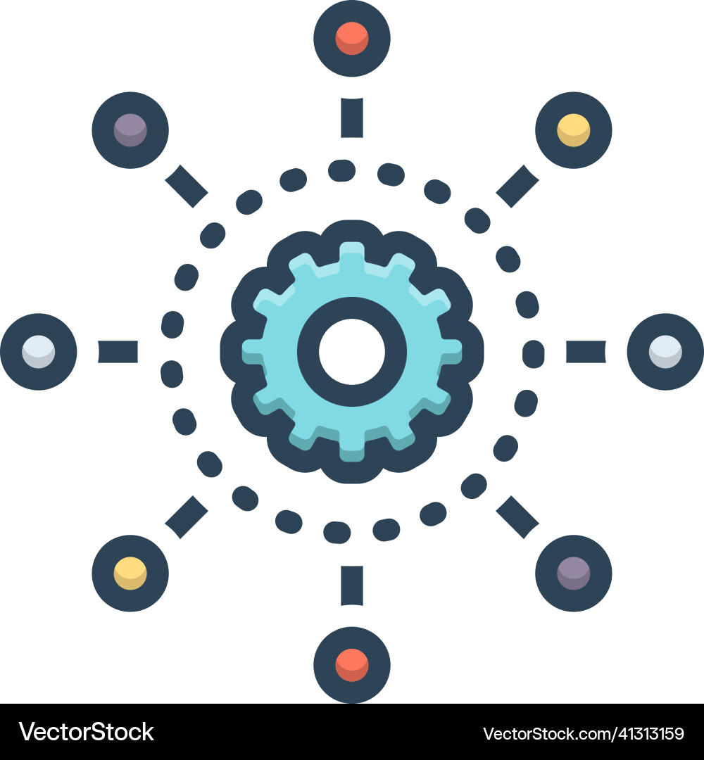 Algorithm vector image