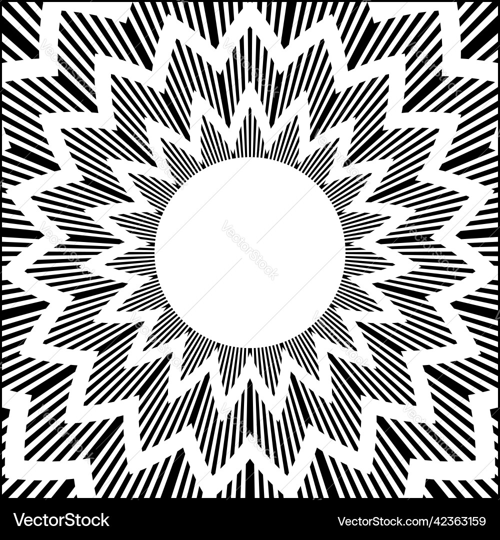 Circle pattern vector image
