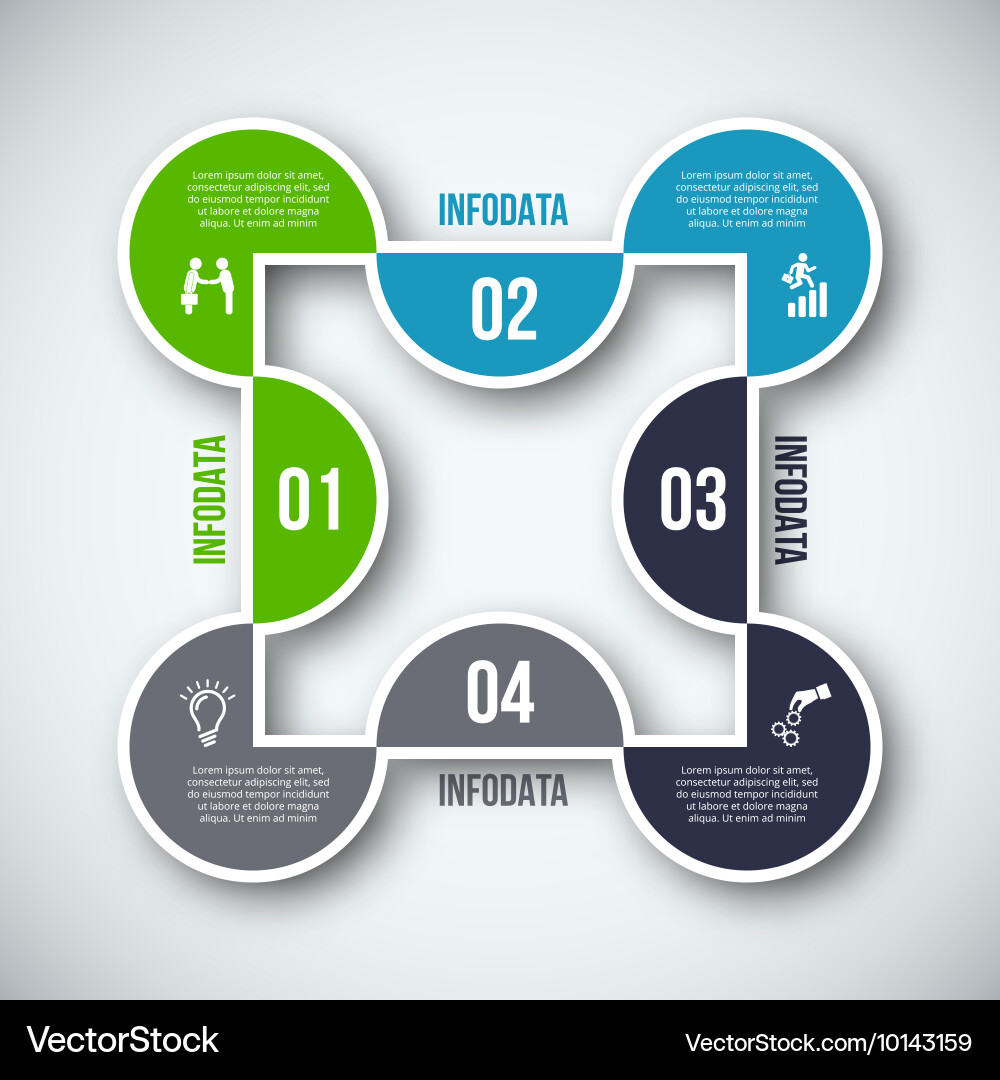Infographic design template Royalty Free Vector Image