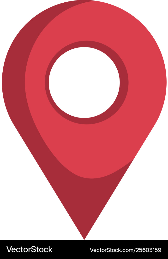 Pin pointer location icon Vector Image