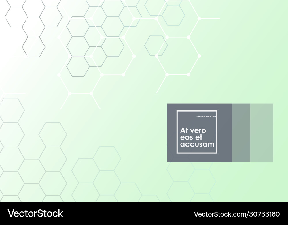 Abstract geometric shape with hexagons Abstract geometric shape with hexagons vector image