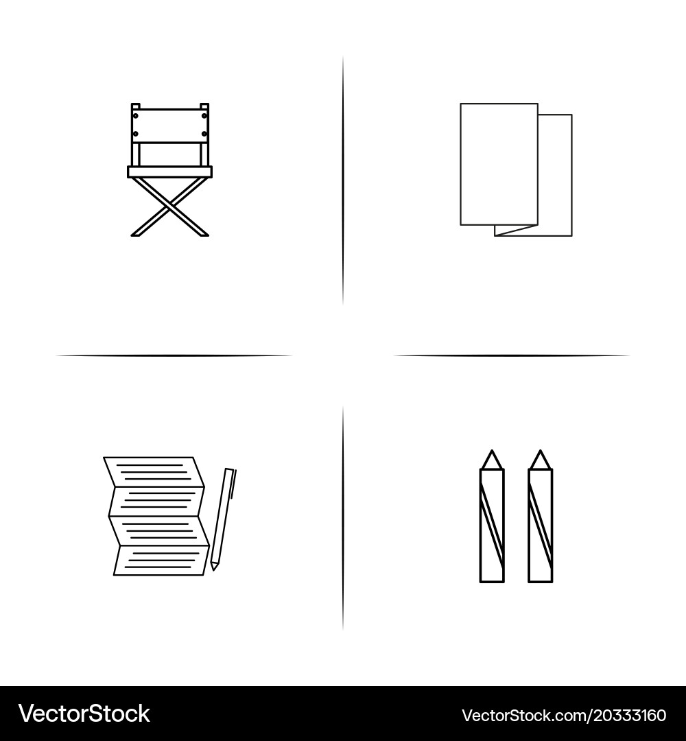 Creative process and design simple linear icon Vector Image