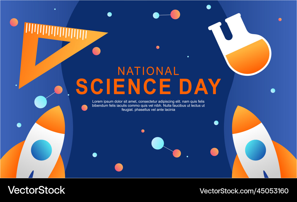 Gradient science twitch background design template vector image