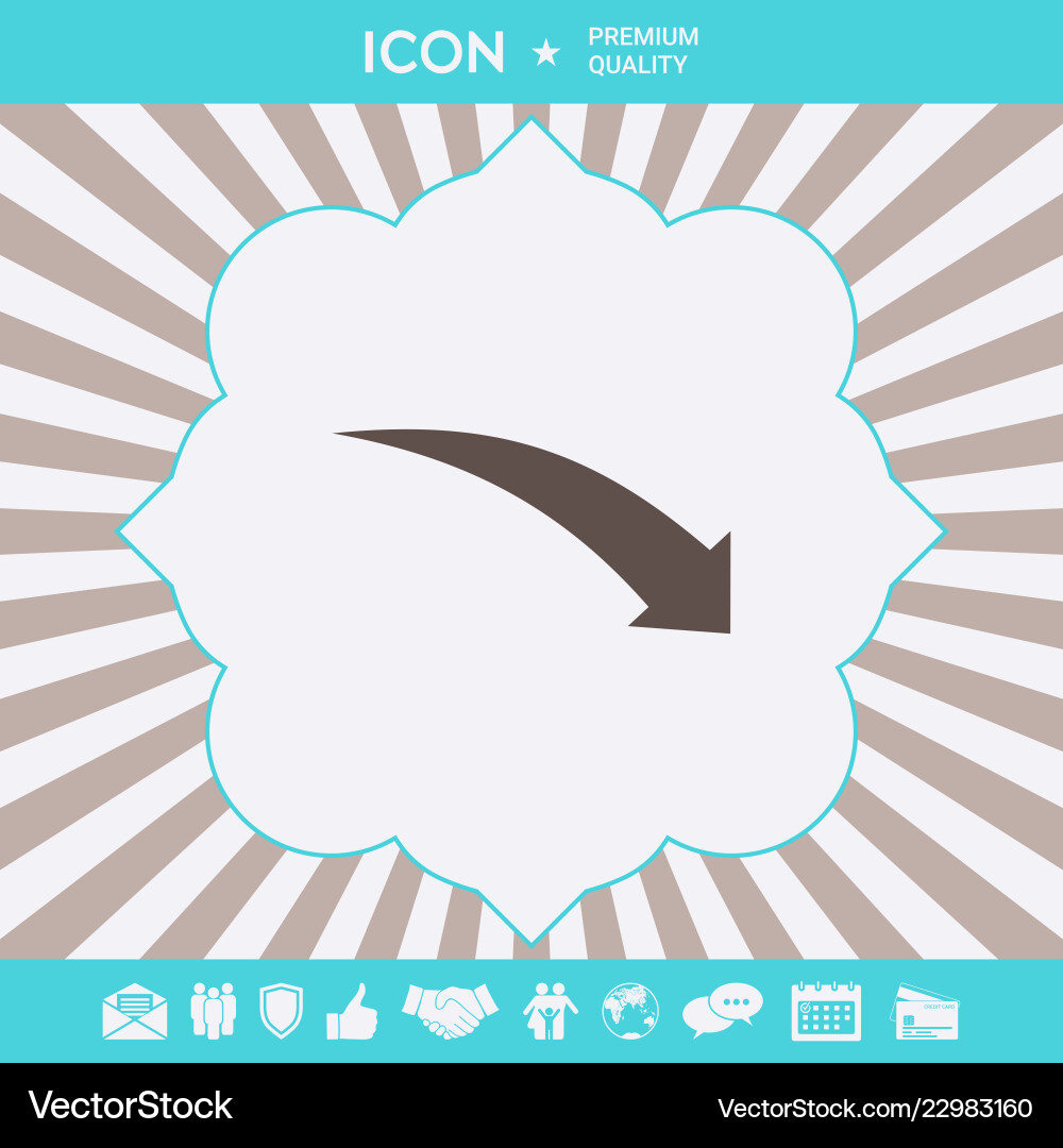 Icon Grafikelemente nach unten für Ihr Design Icon Grafikelemente nach unten für Ihr Design vektorbild